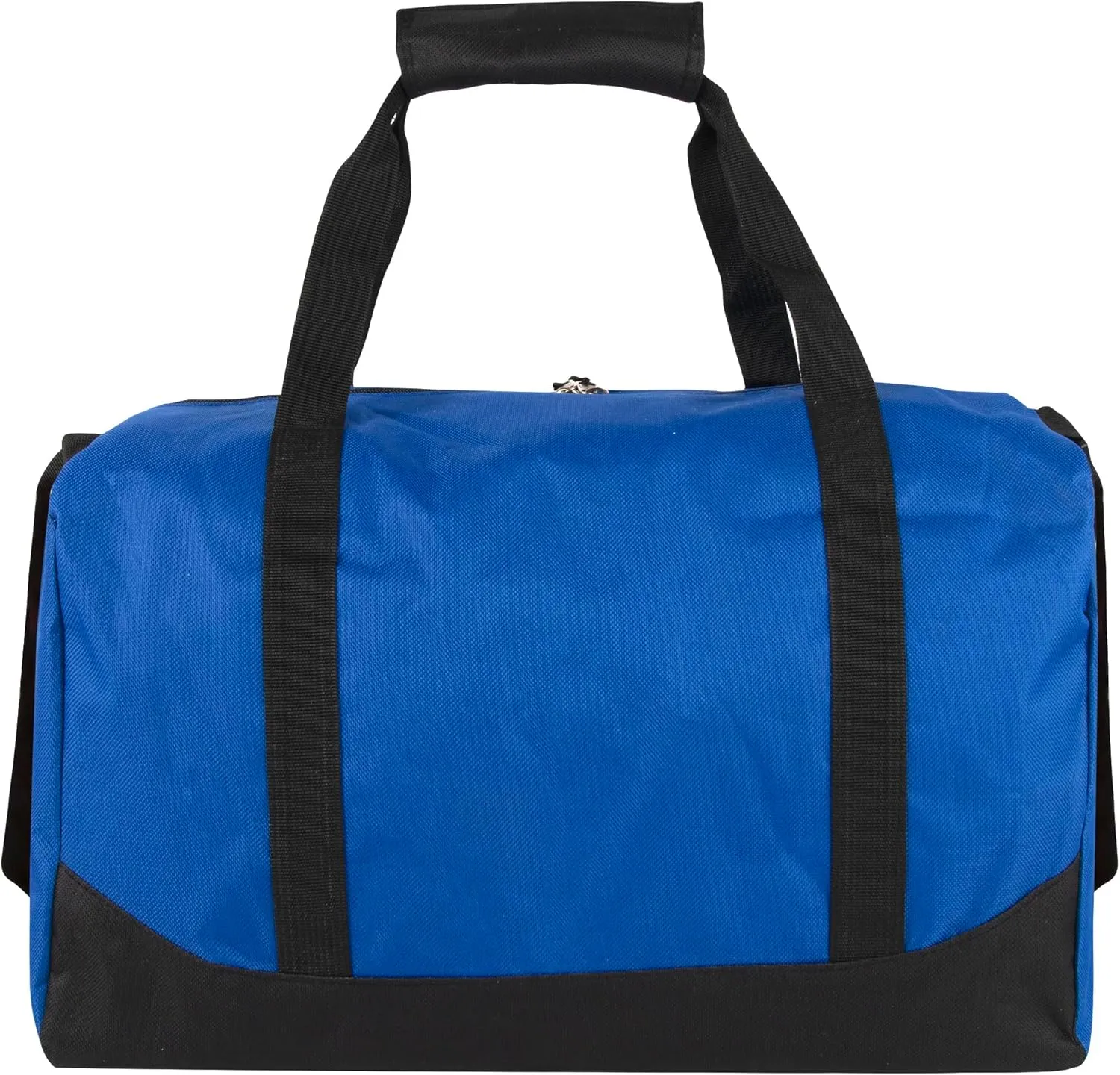 24 Pack Bulk Duffle Bags Wholesale by the Case for Homeless, Sports Teams, and Duffle Bags for Foster Kids (All Blue Pack)