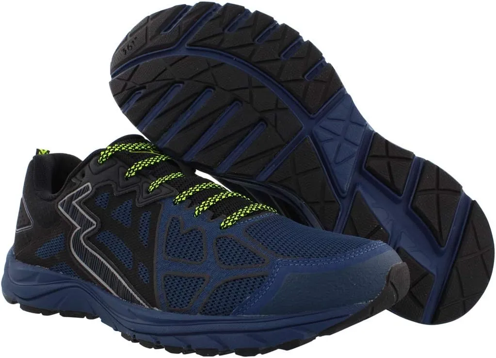 361 Degrees Men's Denali Mesh Upper Off-Road Trail Running Shoes