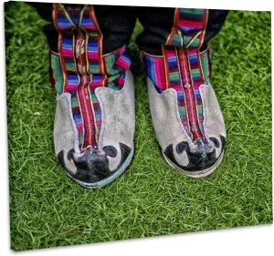 3dRose, Image of Sherpa shoes., Museum Grade Canvas Wrap 20x16