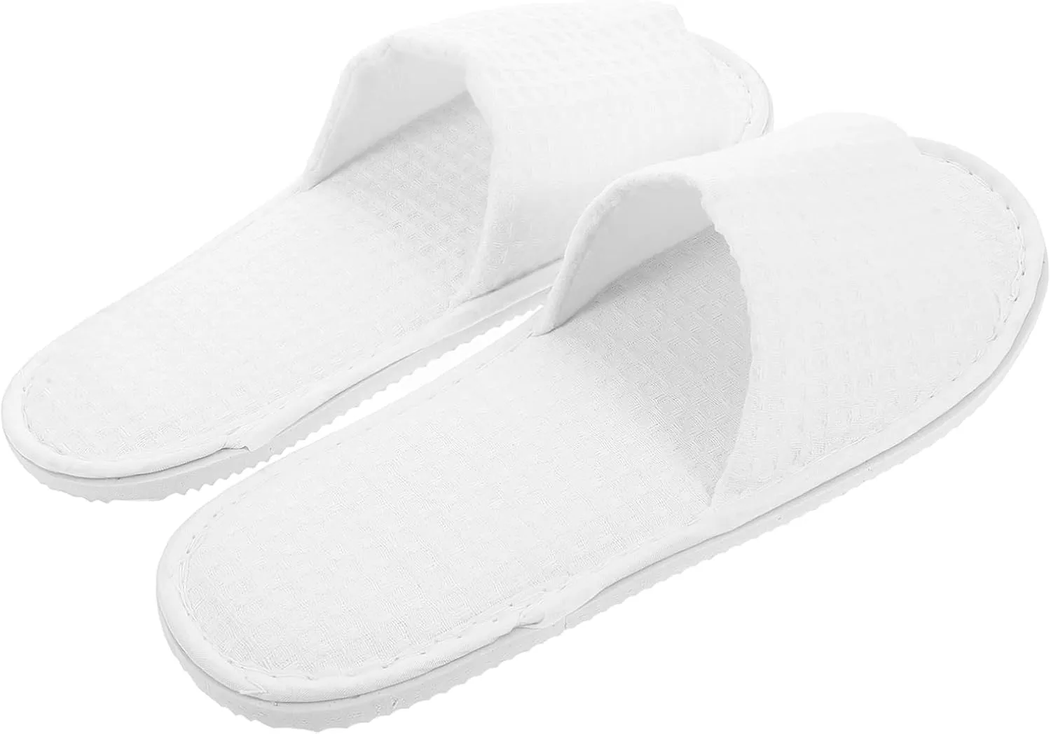 5 Pairs Indoor Slippers for Guests Comfortable Open Toe Cloth Slippers for Home Hotel and Spa Use Easy to Clean and Stylish Design
