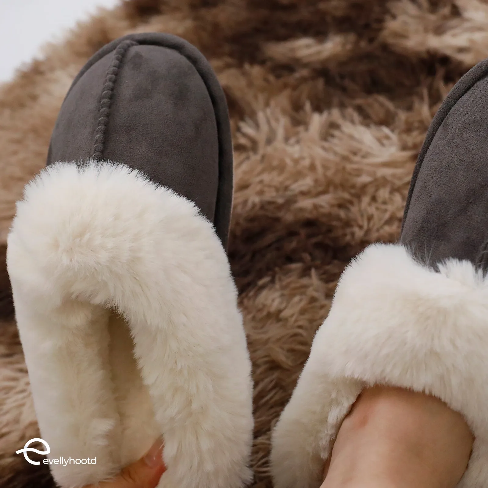 8666 Comfort Fluffy Home Slippers