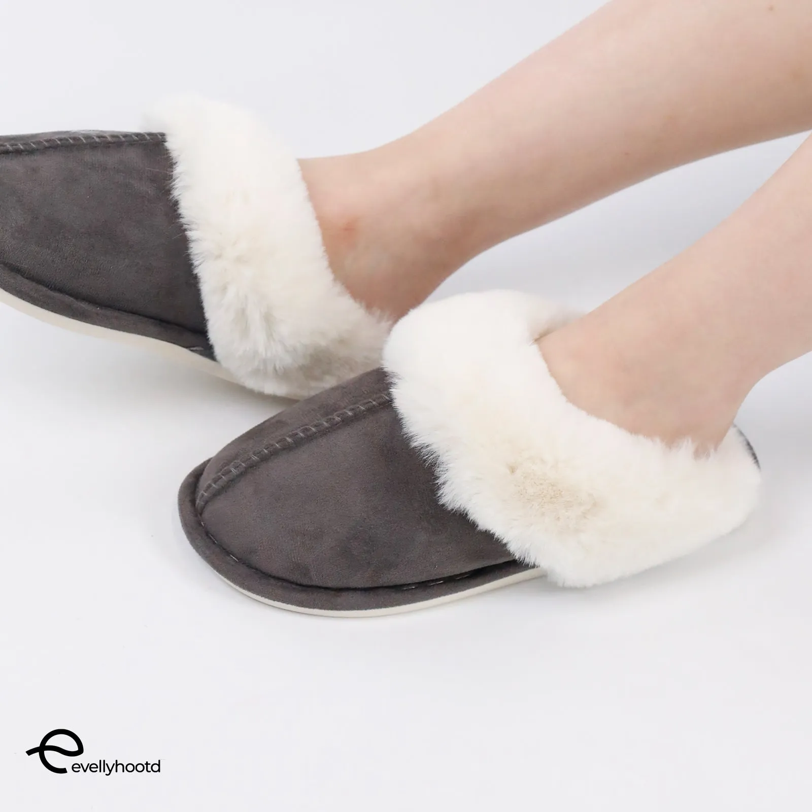 8666 Comfort Fluffy Home Slippers