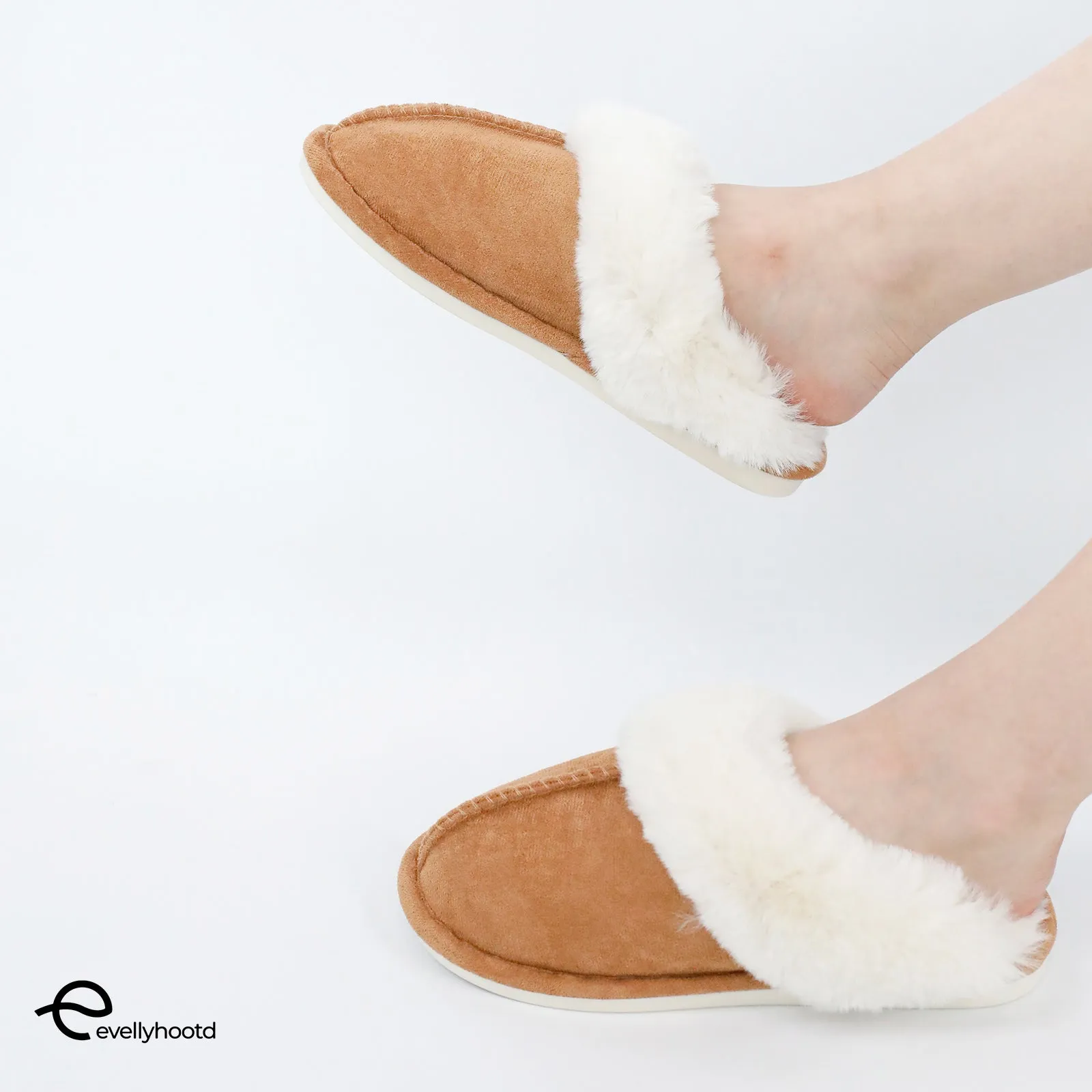 8666 Comfort Fluffy Home Slippers