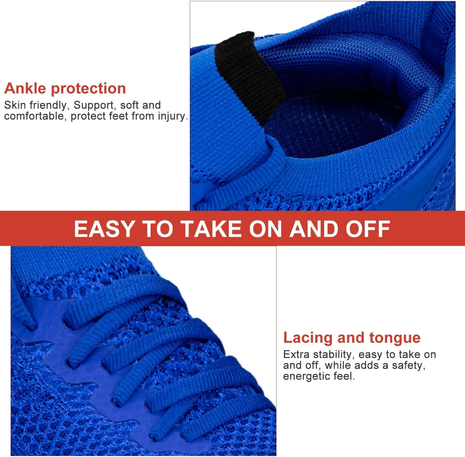 Abboos Running Shoes Womens Non Slip Gym Workout Shoes Lightweight Breathable Tennis Shoes Mesh Walking Sneakers