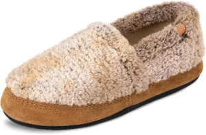 Acorn Women’s Moc Slippers with Comfortable Cloud-Like Feel, Soft and Cozy Uppers and Non-Slip Sole