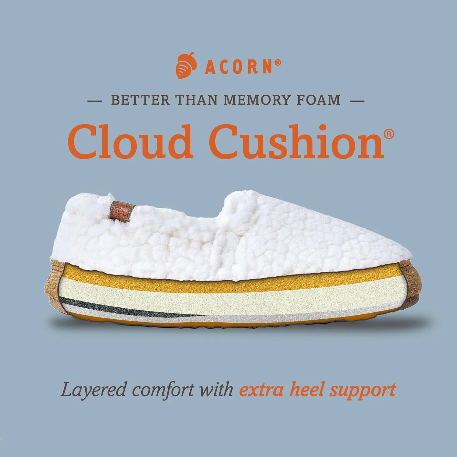 Acorn Women’s Moc Slippers with Comfortable Cloud-Like Feel, Soft and Cozy Uppers and Non-Slip Sole