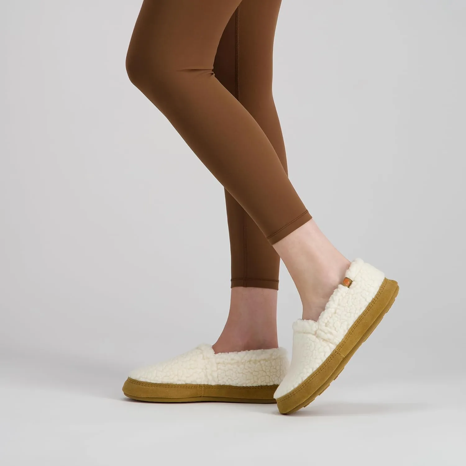 Acorn Women’s Moc Slippers with Comfortable Cloud-Like Feel, Soft and Cozy Uppers and Non-Slip Sole