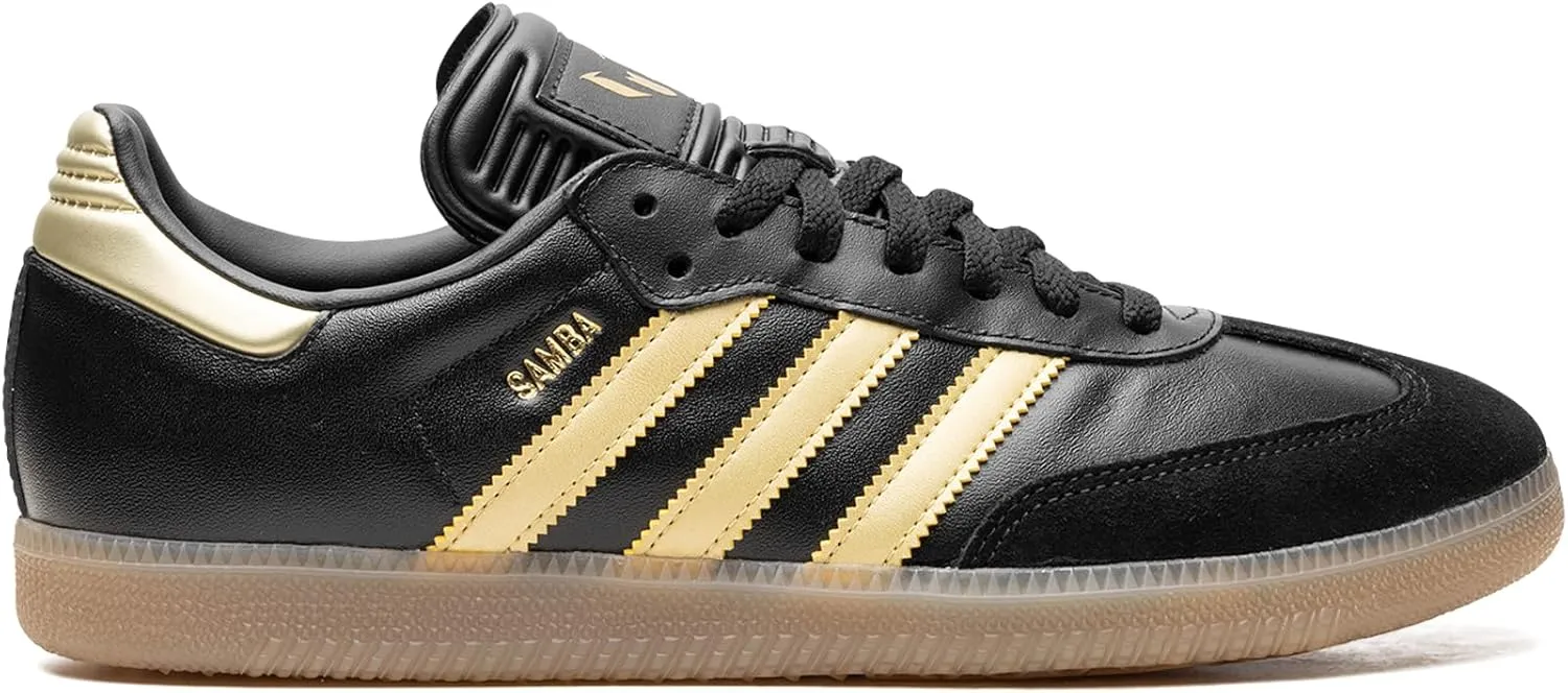 adidas Samba Messi Men's Indoor Soccer Shoes - Limited Edition with Soft Leather Upper and Rubber Outsole