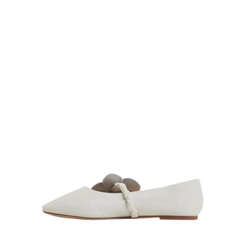 Aldo Floralina Women's Ballerinas & Mary Janes - White/Bone