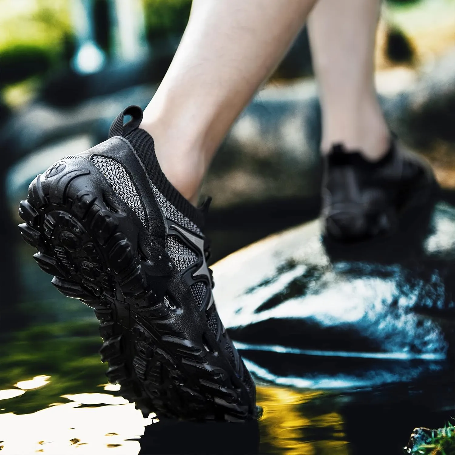 Alibress Water Shoes for Women Men Quick-Dry Aqua Shoes Men's Hiking Water Shoes Women's Beach Shoes Lightweight Water Sports Shoes for Swimming Fishing Kayaking