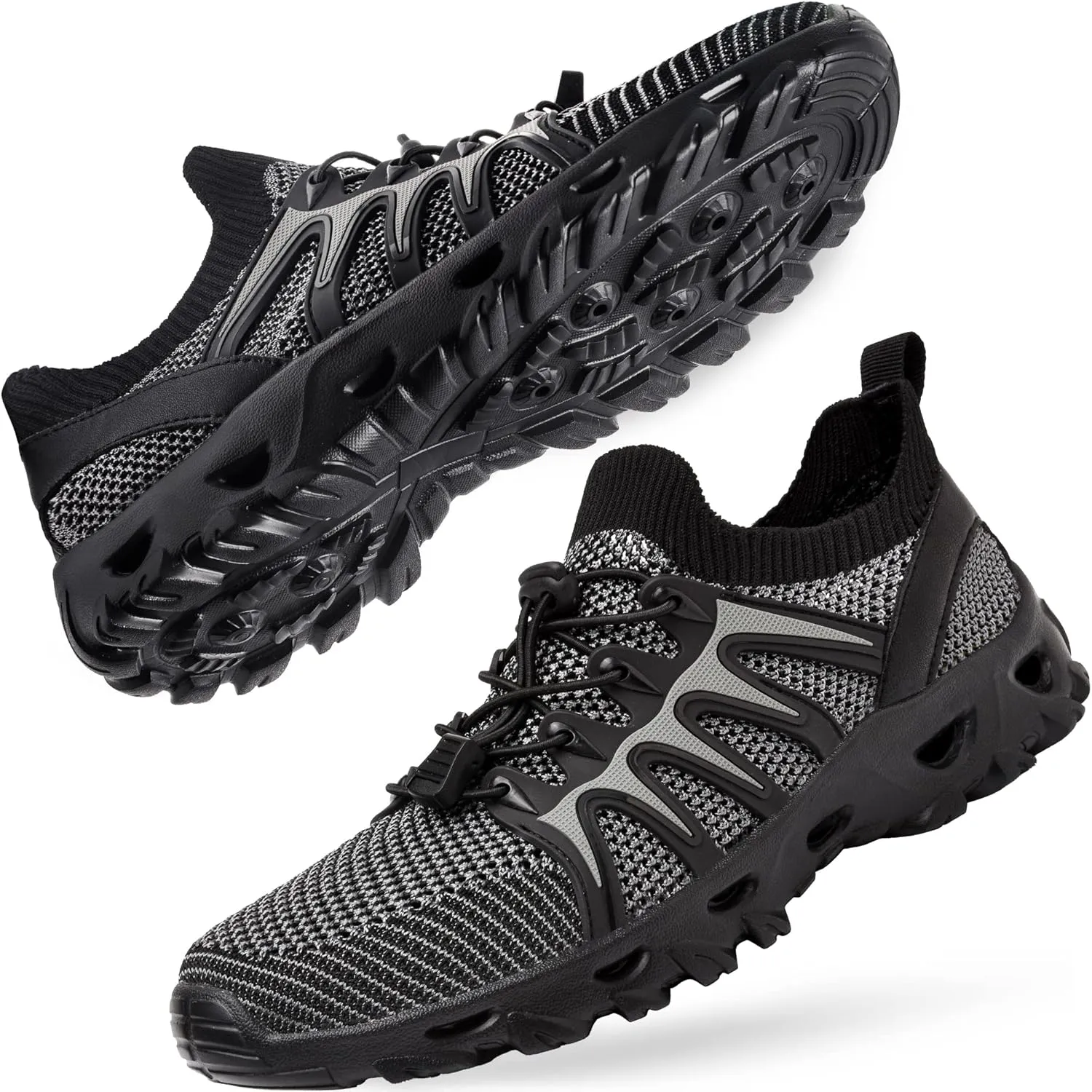 Alibress Water Shoes for Women Men Quick-Dry Aqua Shoes Men's Hiking Water Shoes Women's Beach Shoes Lightweight Water Sports Shoes for Swimming Fishing Kayaking