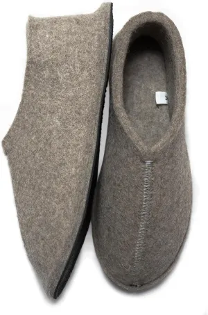 Alpaca & Sheep Soft Wool 100% All-Natural Felt Slippers for Men and Women