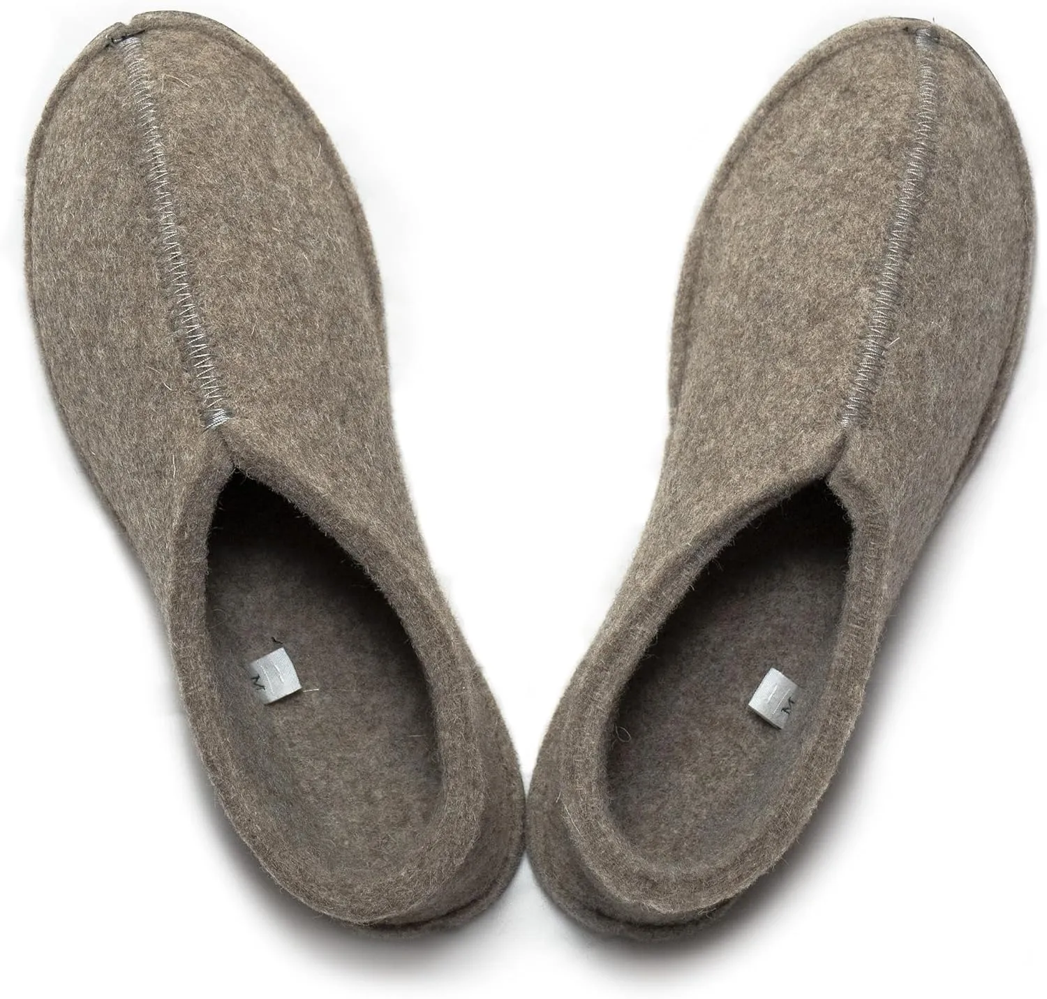 Alpaca & Sheep Soft Wool 100% All-Natural Felt Slippers for Men and Women