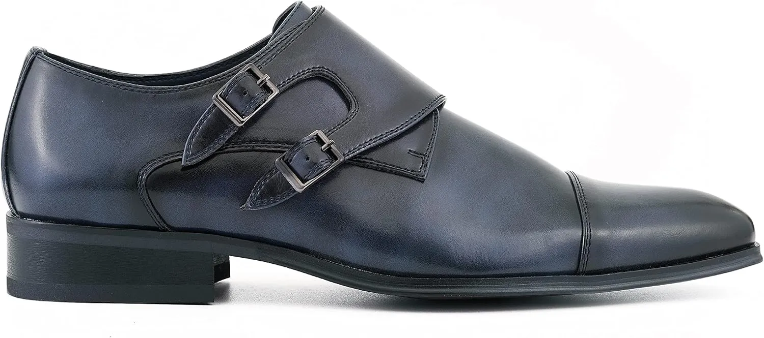 Amali Tucker - Mens Dress Shoes - Double-Monkstrap Shoes for Men - Designer Mens Shoes