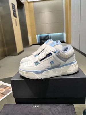 AMIRI || MA-1 IN WHITE AND BLUE SNEAKER