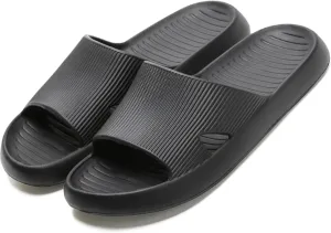 Anmerl Shower Shoes for Men and Women, Soft Comfortable House Slippers, Ultra Light Quick Drying Non Slip Bathroom Indoor Outdoor Slides Sandals