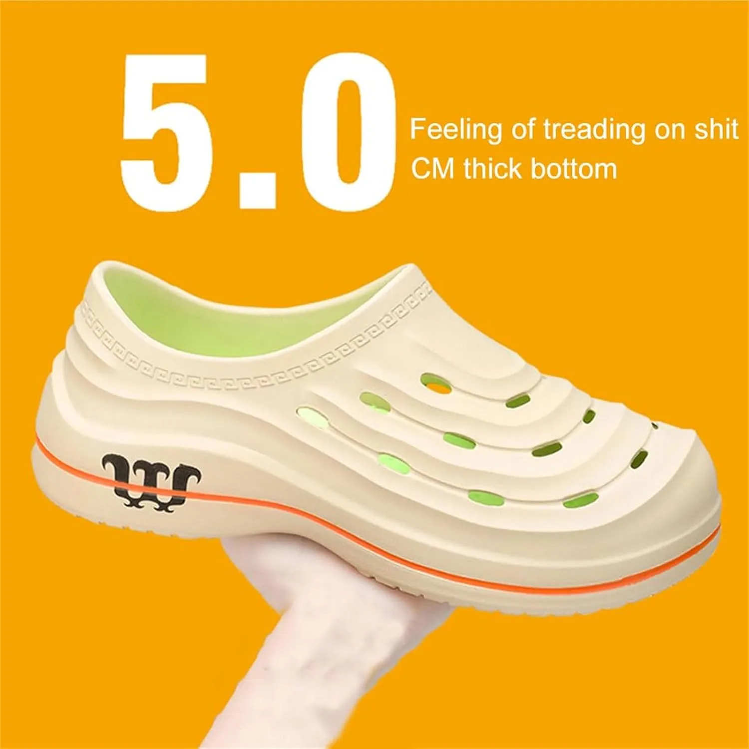 Armadillo Chef Shoes for Men Women Lightweight & Waterproof Non Slip Healthy Clogs Comfortable Oil Resistant Kitchen Garden Nurse Beach Shoes Unisex