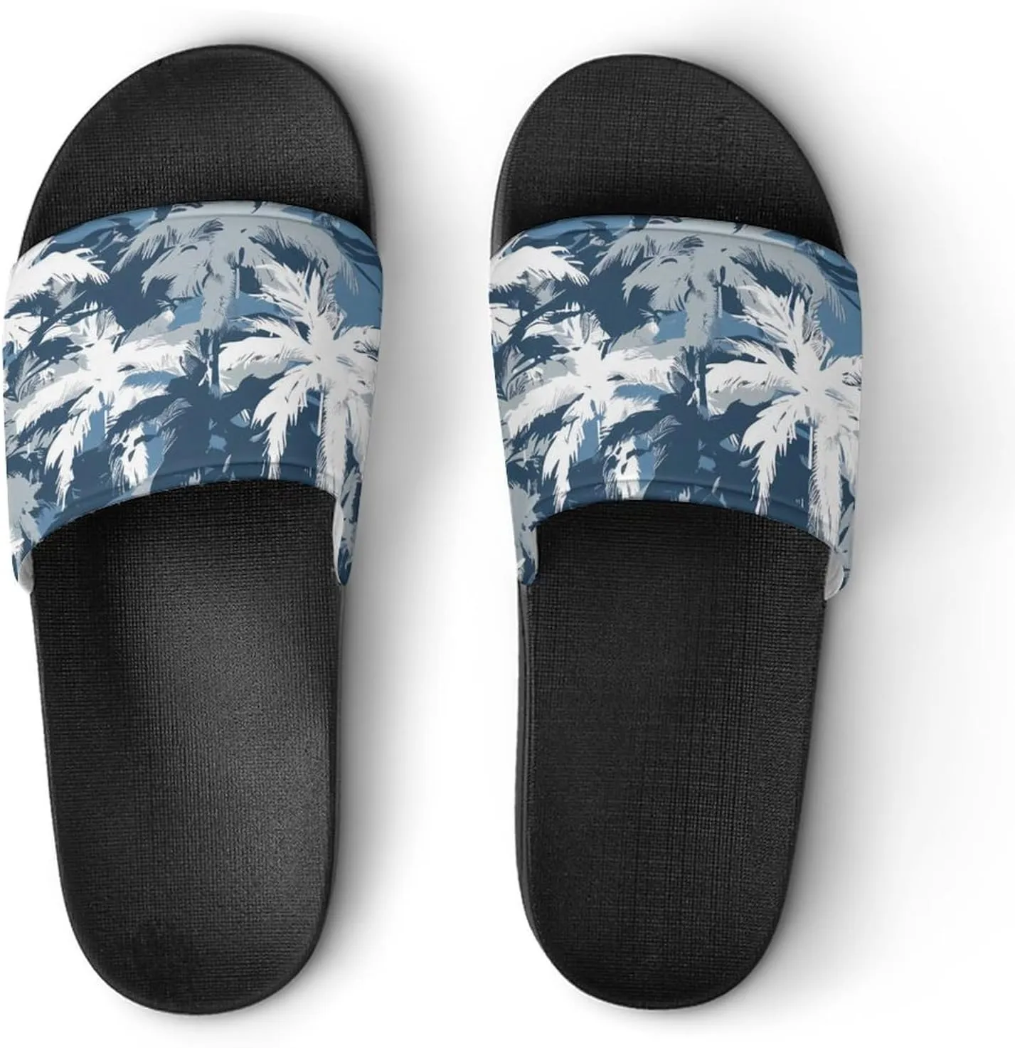 Army Camouflage Palm Trees Fashion Womens And Mens Slippers House Shower Shoes Indoor Outdoor Beach