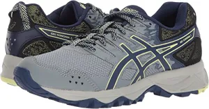 ASICS Women's Gel-Sonoma 3, Grey/Blue/Lime, 6 B(M) US