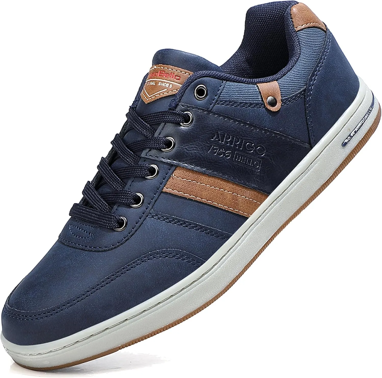ASTERO Shoes for Men Casual Stylish Sneakers Dress Non-Slip Low Top Walking Shoes