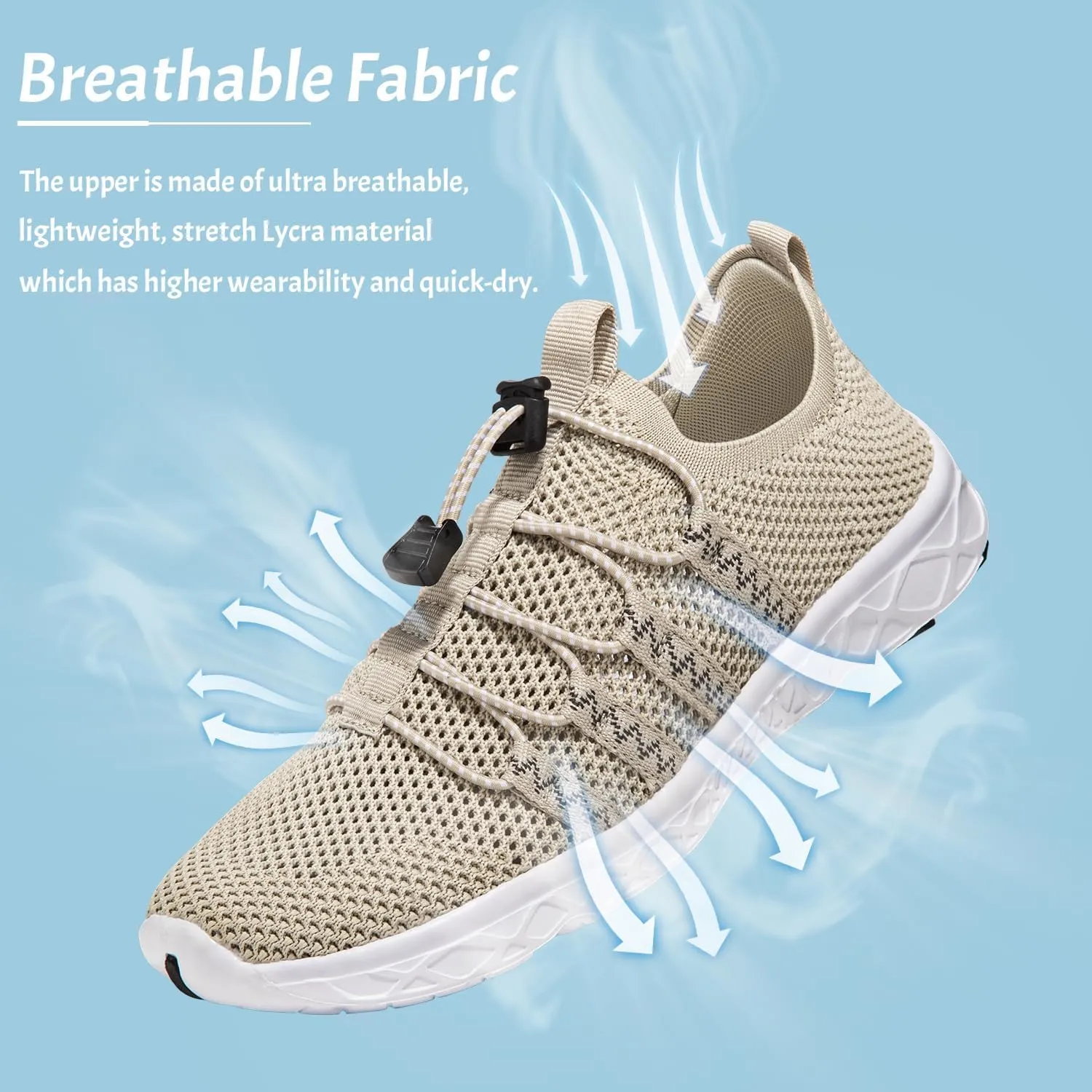 ATHMILE Barefoot Shoes Women Men Water Shoes Hiking Swim River Adult Lake Pool Grounding Beach Camping Accessories Cruise Ship Essentials Vacation Must Haves Surfing Kayaking Sport Walking
