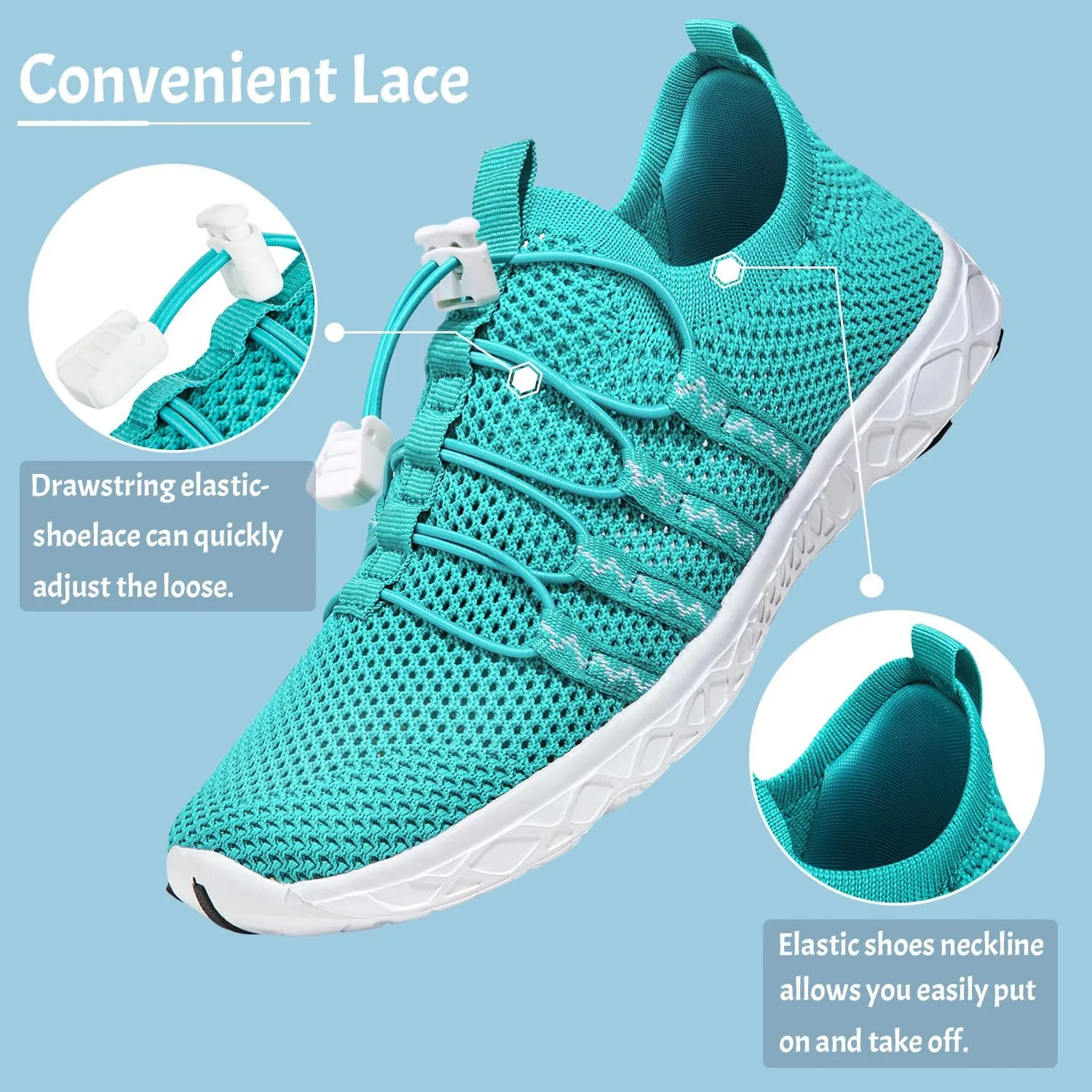 ATHMILE Barefoot Shoes Women Men Water Shoes Hiking Swim River Adult Lake Pool Grounding Beach Camping Accessories Cruise Ship Essentials Vacation Must Haves Surfing Kayaking Sport Walking