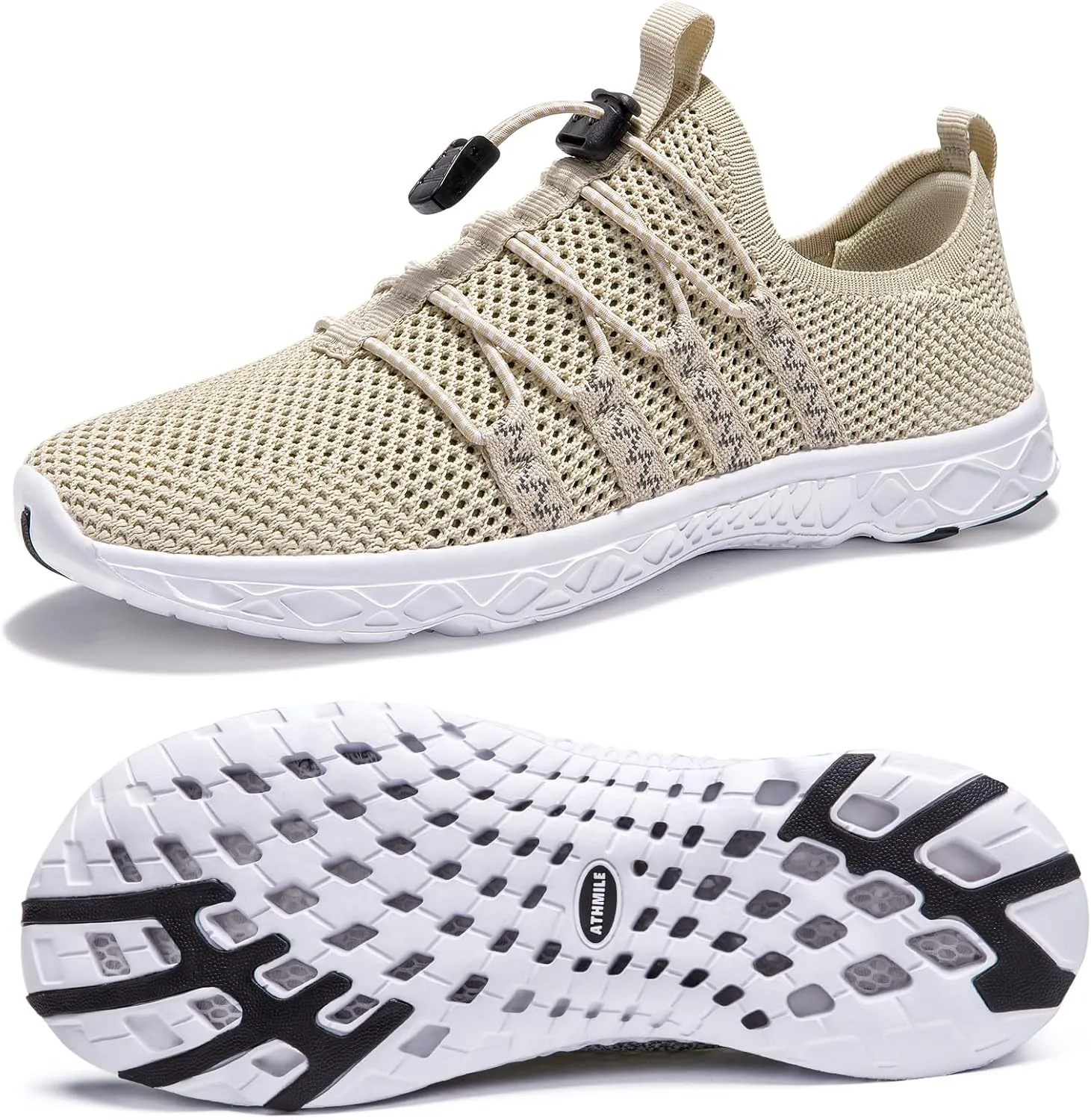 ATHMILE Barefoot Shoes Women Men Water Shoes Hiking Swim River Adult Lake Pool Grounding Beach Camping Accessories Cruise Ship Essentials Vacation Must Haves Surfing Kayaking Sport Walking