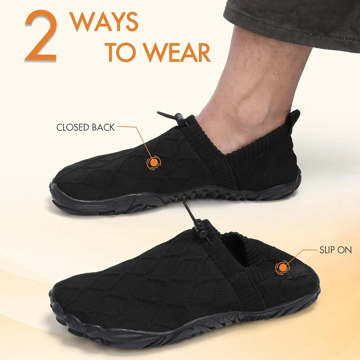 ATHMILE Barefoot Water Shoes for Women Men Hiking Aqua Swim Beach Pool River Boat Travel Walking