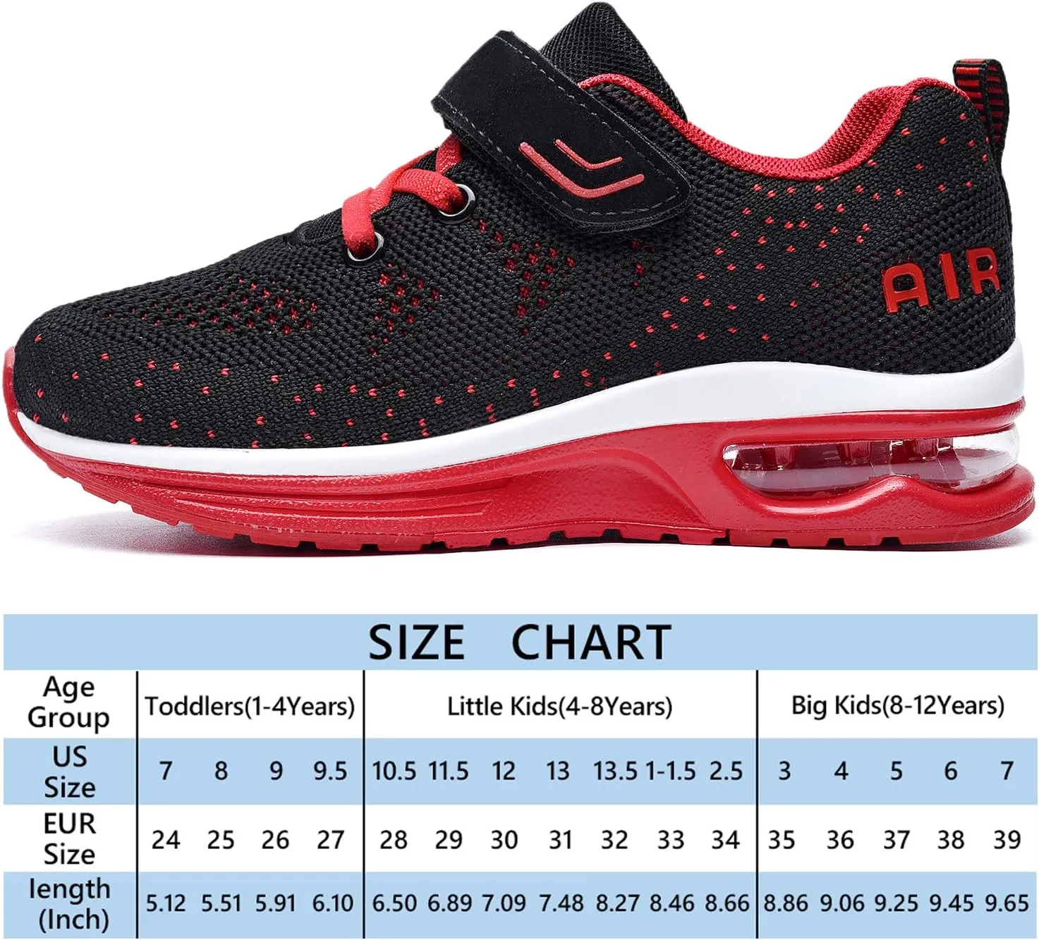 Autper Kids Tennis Running Shoes Memory Foam Athletic Lightweight Sports Walking Sneakers for Boys Girls (Little Kid/Big Kid)