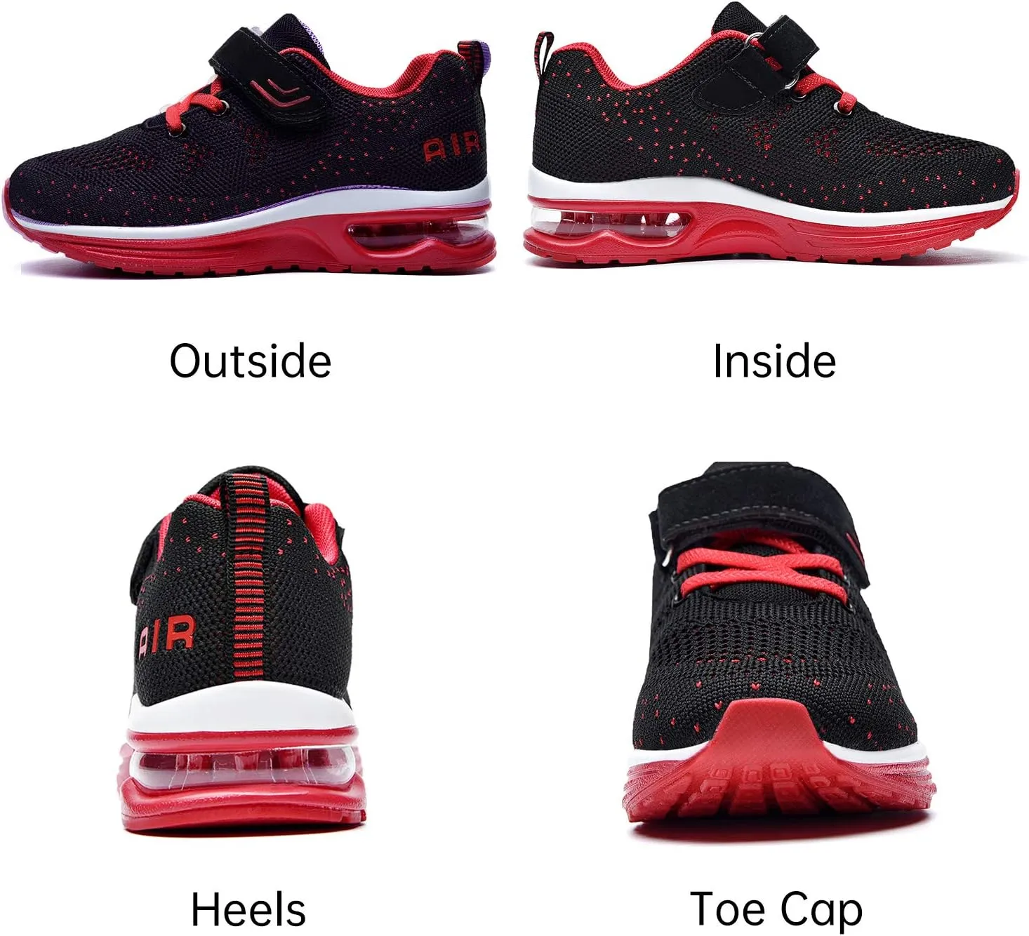 Autper Kids Tennis Running Shoes Memory Foam Athletic Lightweight Sports Walking Sneakers for Boys Girls (Little Kid/Big Kid)