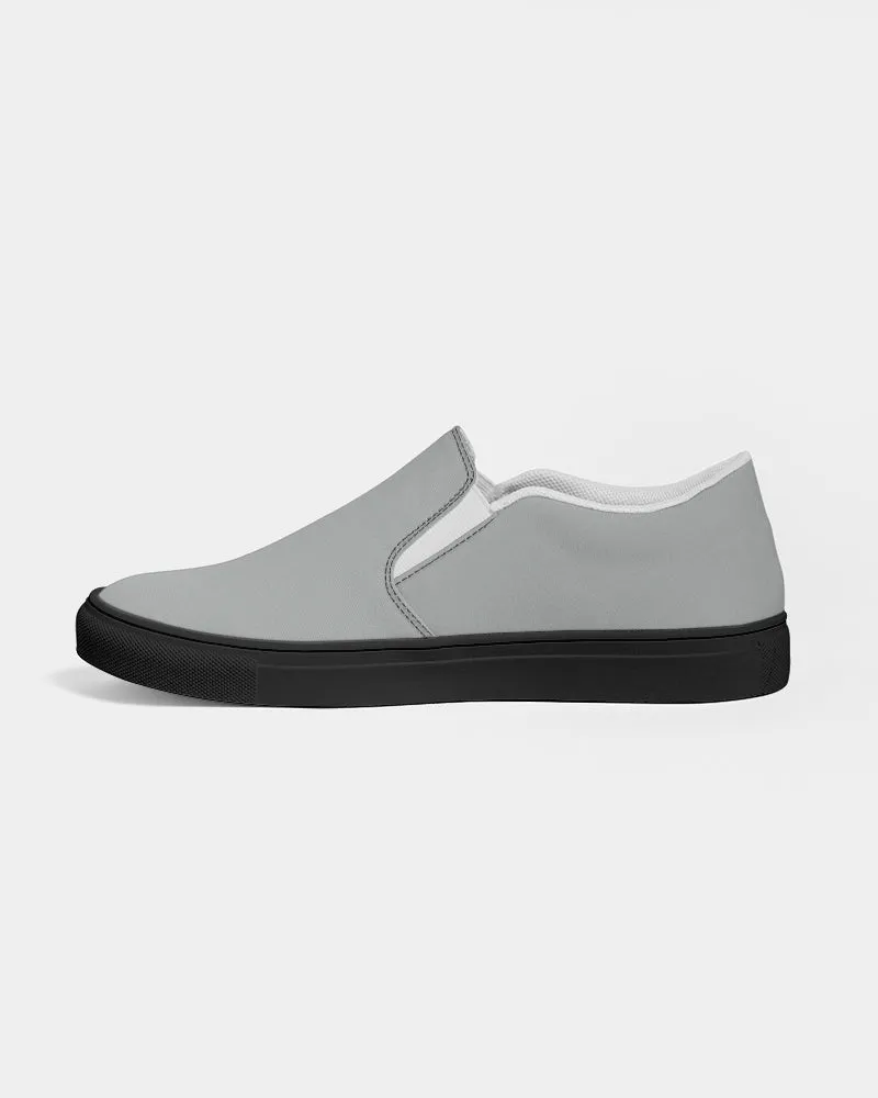 #Autumn February Men's Slip-On Canvas Shoe - Black
