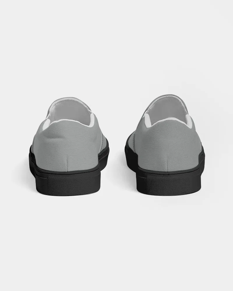 #Autumn February Men's Slip-On Canvas Shoe - Black