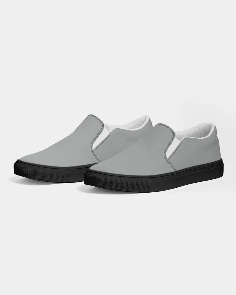 #Autumn February Men's Slip-On Canvas Shoe - Black