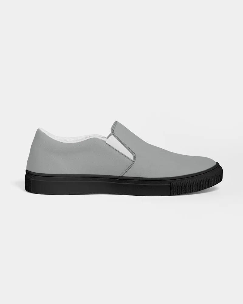 #Autumn February Men's Slip-On Canvas Shoe - Black