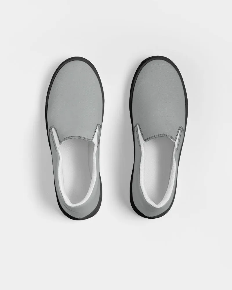 #Autumn February Men's Slip-On Canvas Shoe - Black