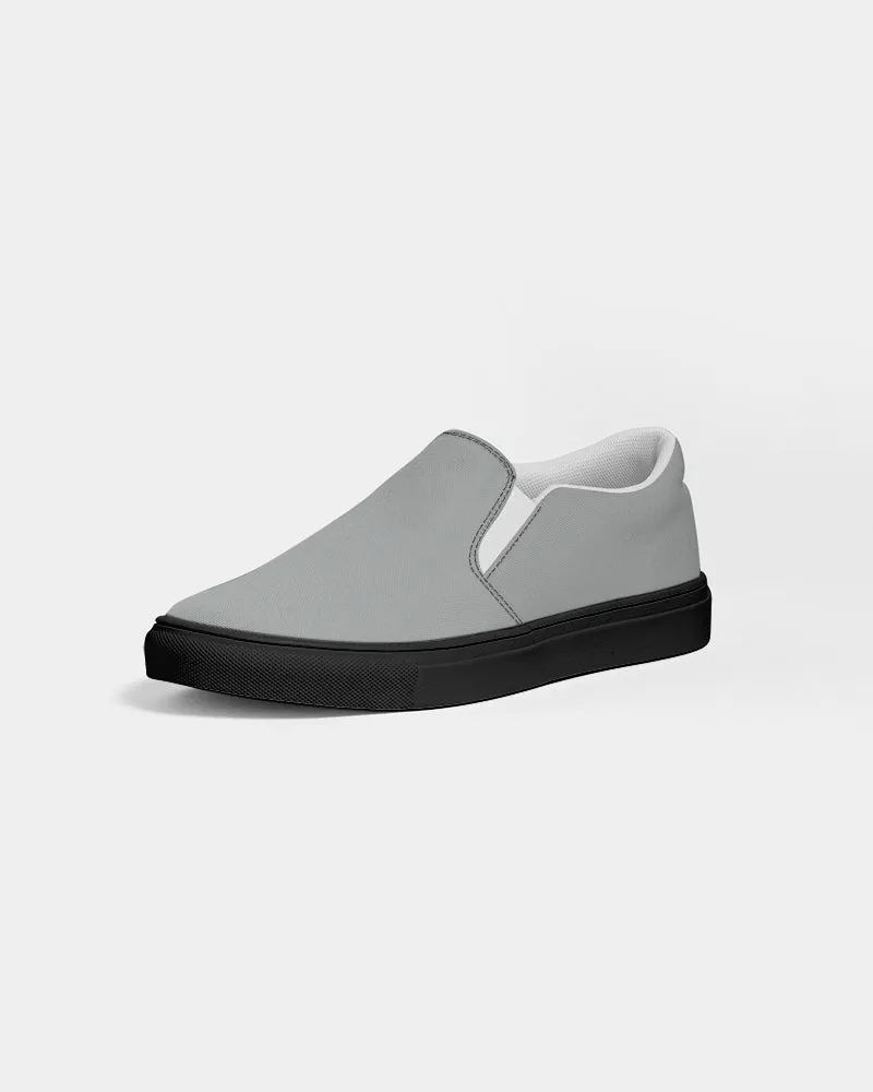 #Autumn February Men's Slip-On Canvas Shoe - Black