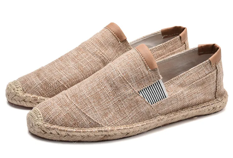 Avencea | Handcrafted Stylish Canvas Straw Shoes - Summer Chic