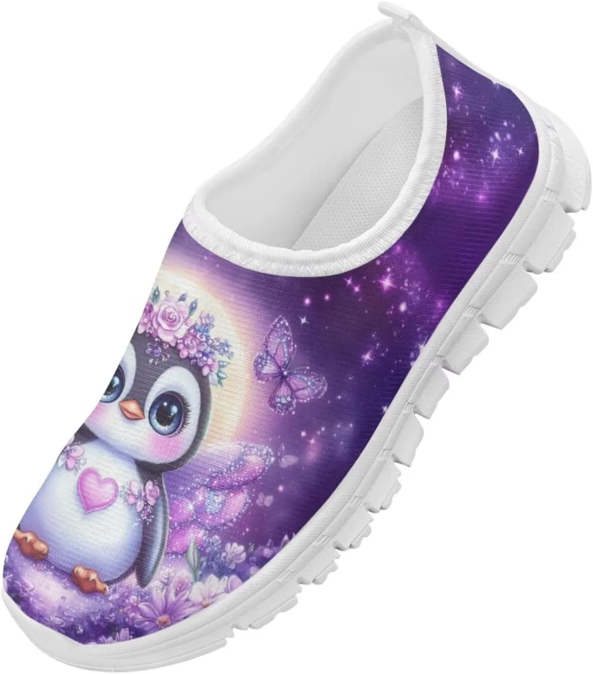 Axolotl Shoes for Girls Little Kid Sneakers Cartoon Print Running Shoes for Girls