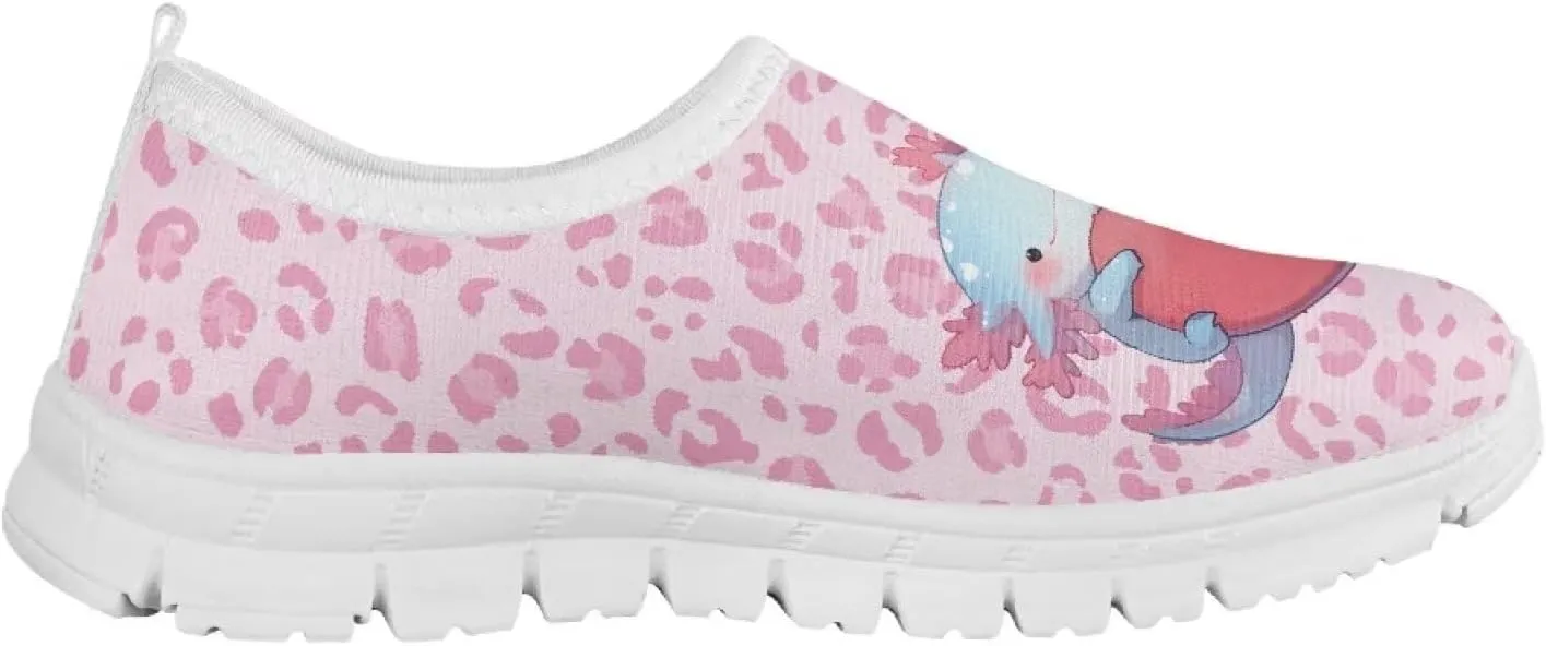 Axolotl Shoes for Girls Slip On Sneakers Kids Tennis Shoes Size 11-2,5