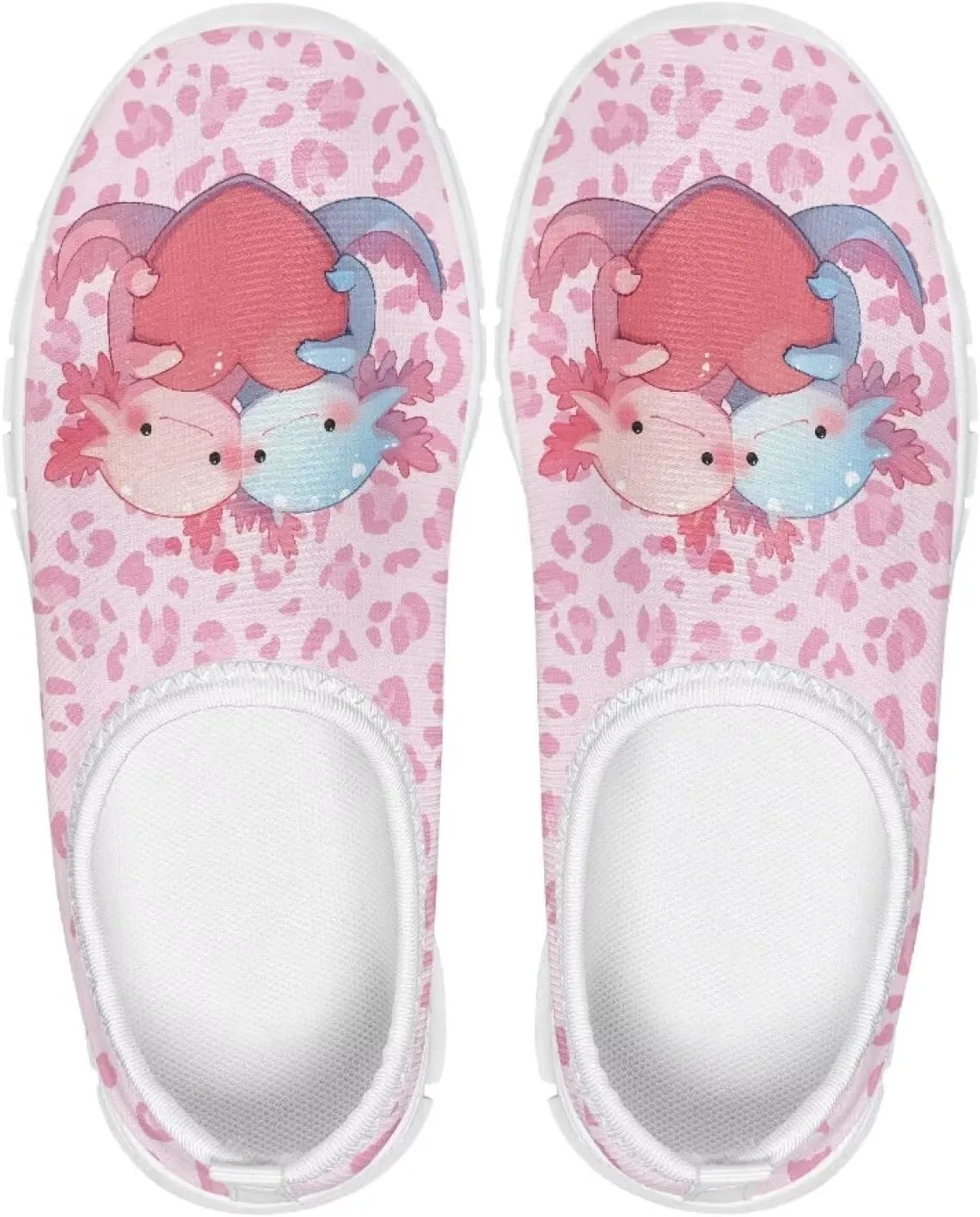 Axolotl Shoes for Girls Slip On Sneakers Kids Tennis Shoes Size 11-2,5