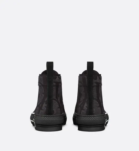B23 High-Top Sneaker • Black Maxi Dior Oblique Jacquard