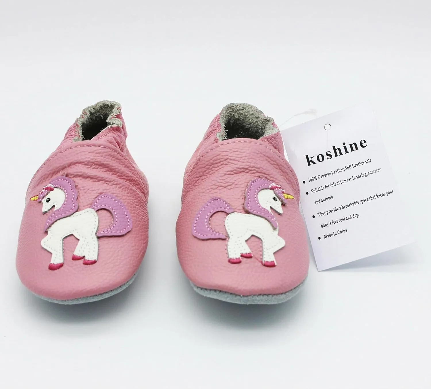 Baby Moccasins Soft Leather Toddler First Walker Shoes