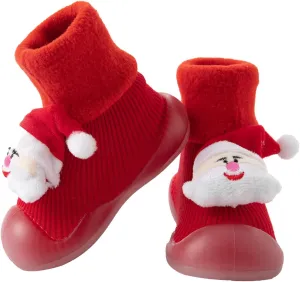 Baby Sock Shoes Boys Girls First Walking Shoes Non Slip Lightweight Toddler Infant Indoor Outdoor