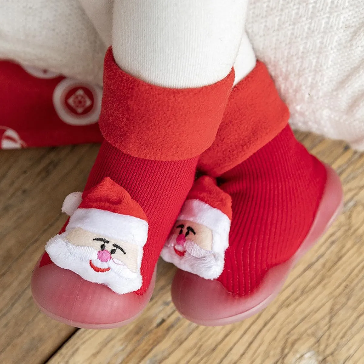 Baby Sock Shoes Boys Girls First Walking Shoes Non Slip Lightweight Toddler Infant Indoor Outdoor
