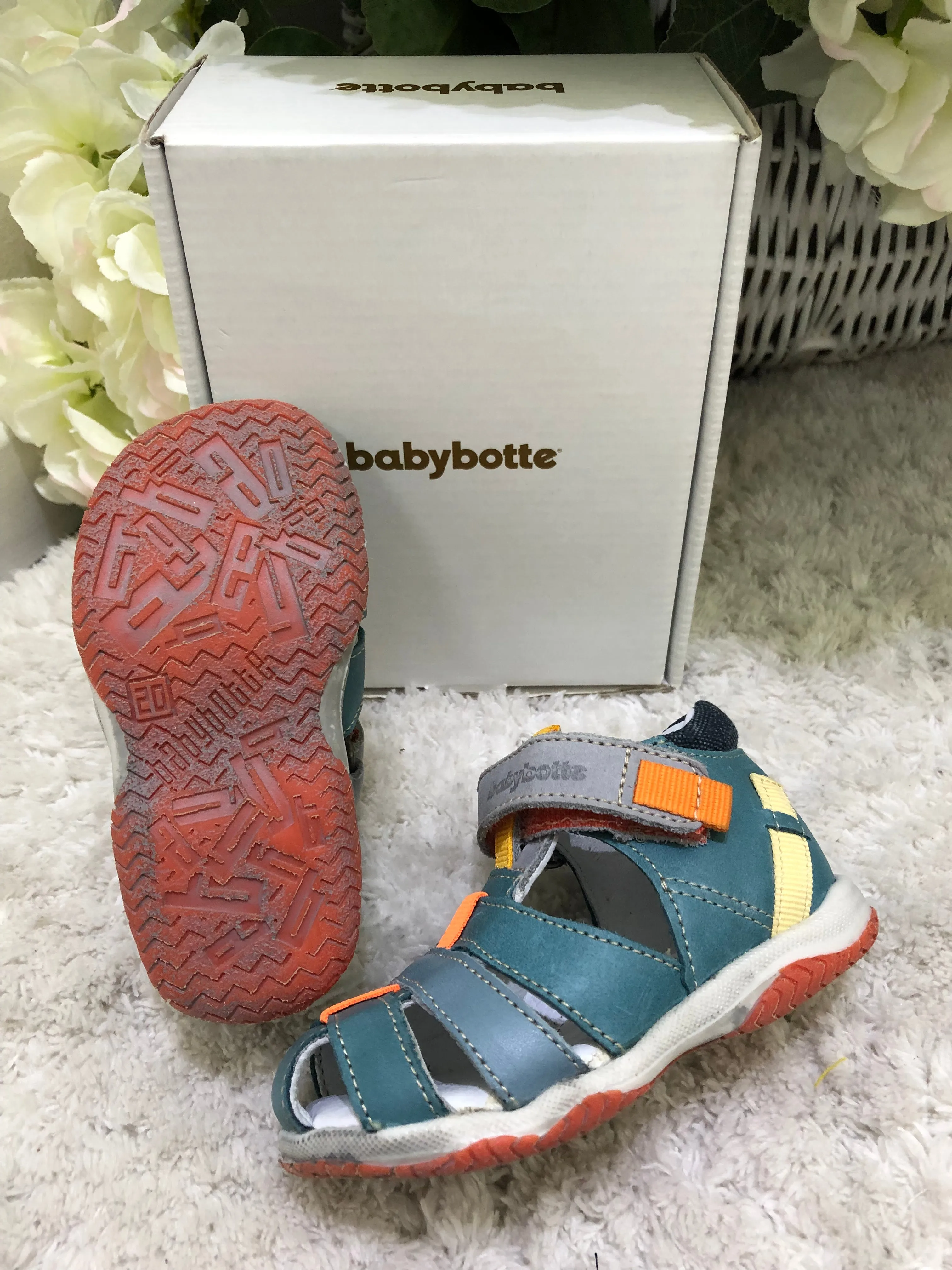 Babybotte French Leather Boys Sandals