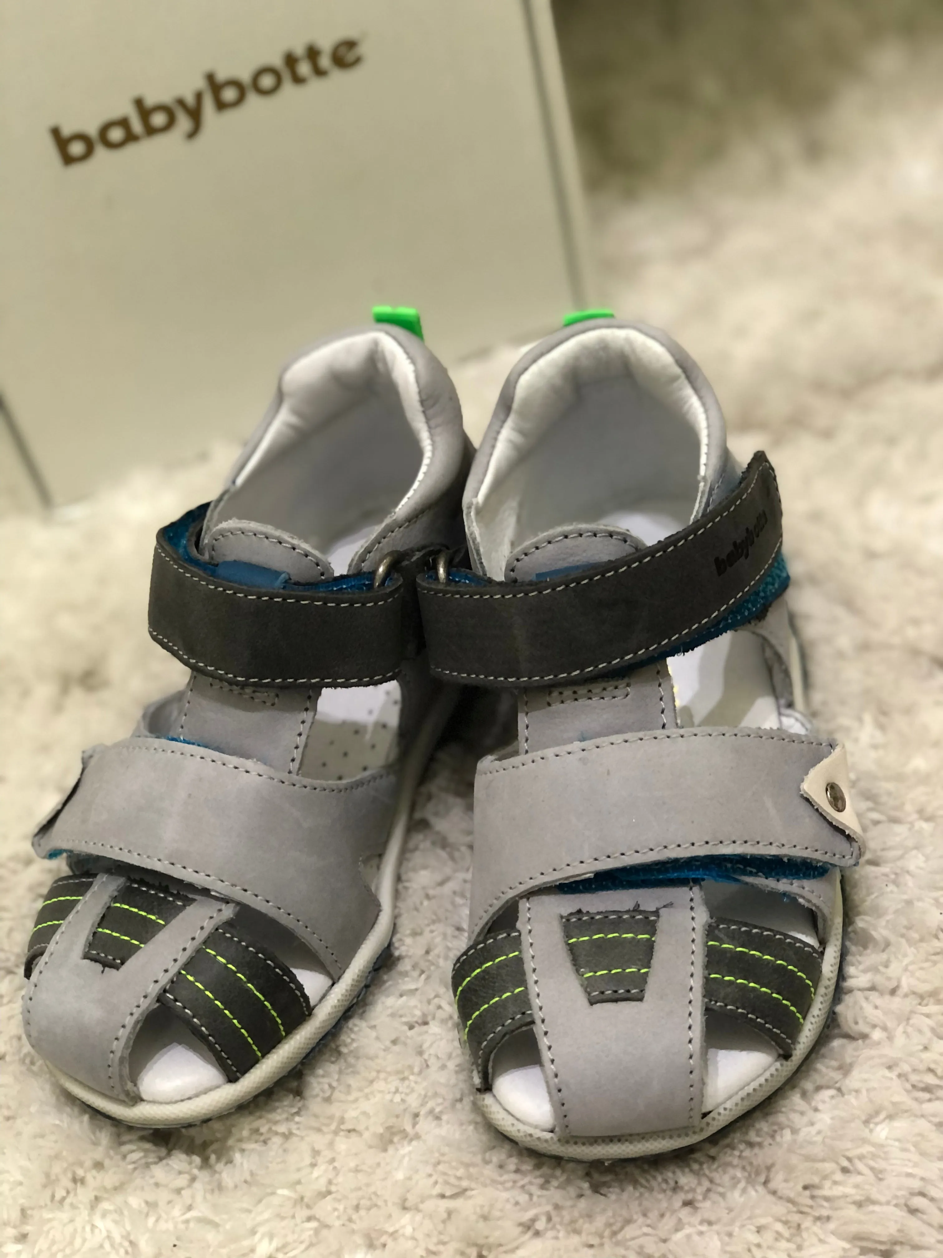 Babybotte French Leather Boys Sandals