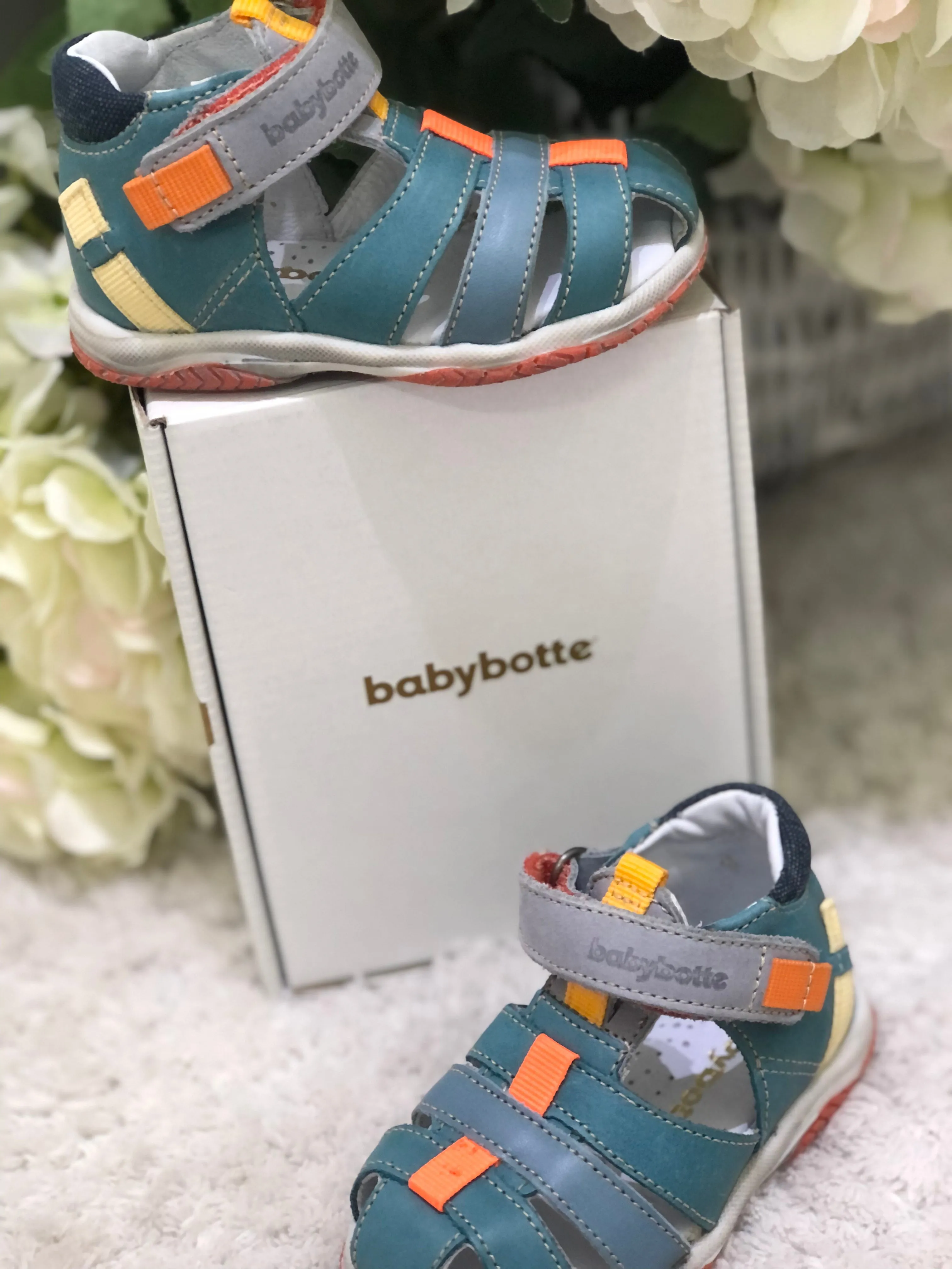 Babybotte French Leather Boys Sandals
