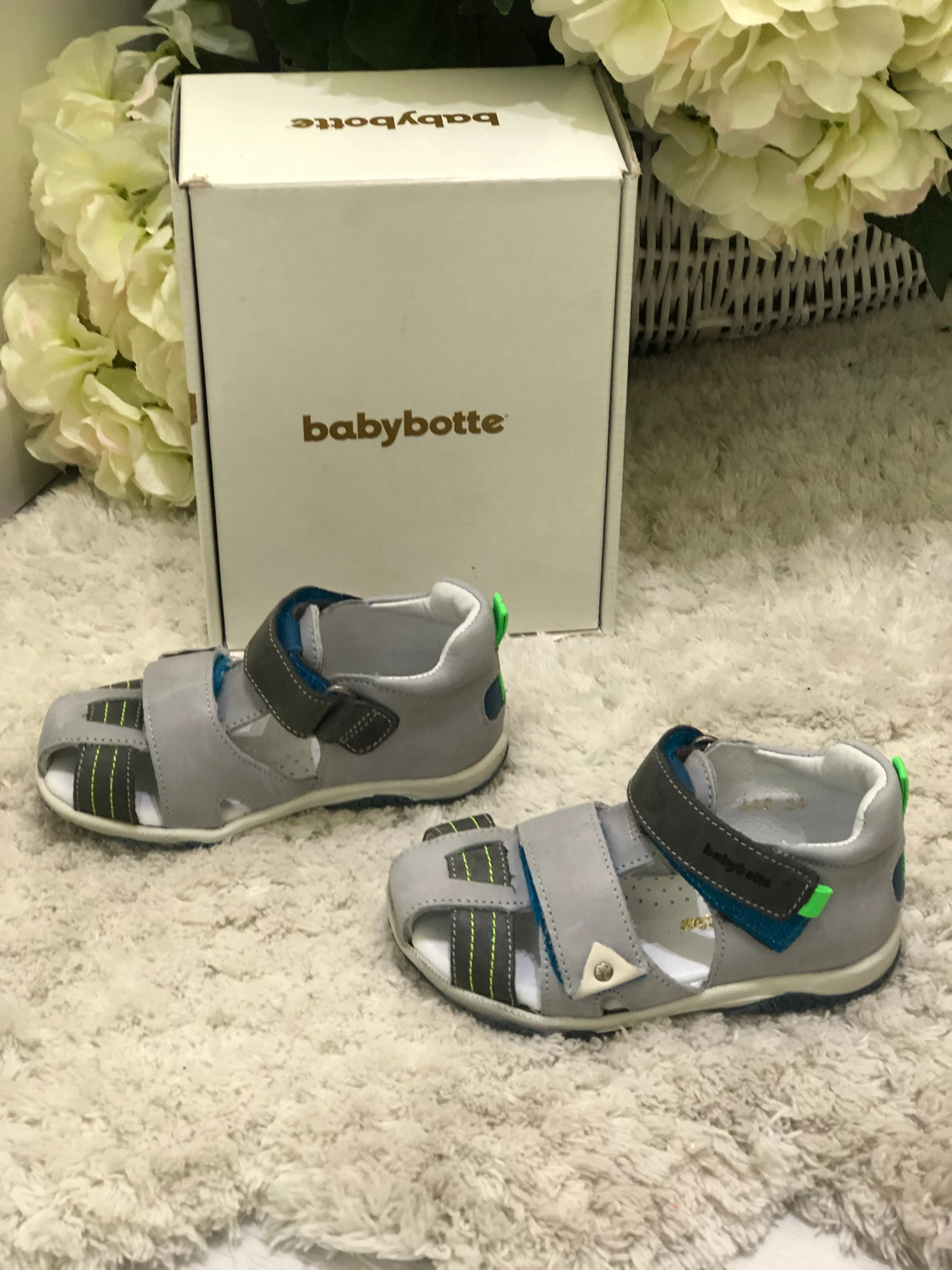 Babybotte French Leather Boys Sandals
