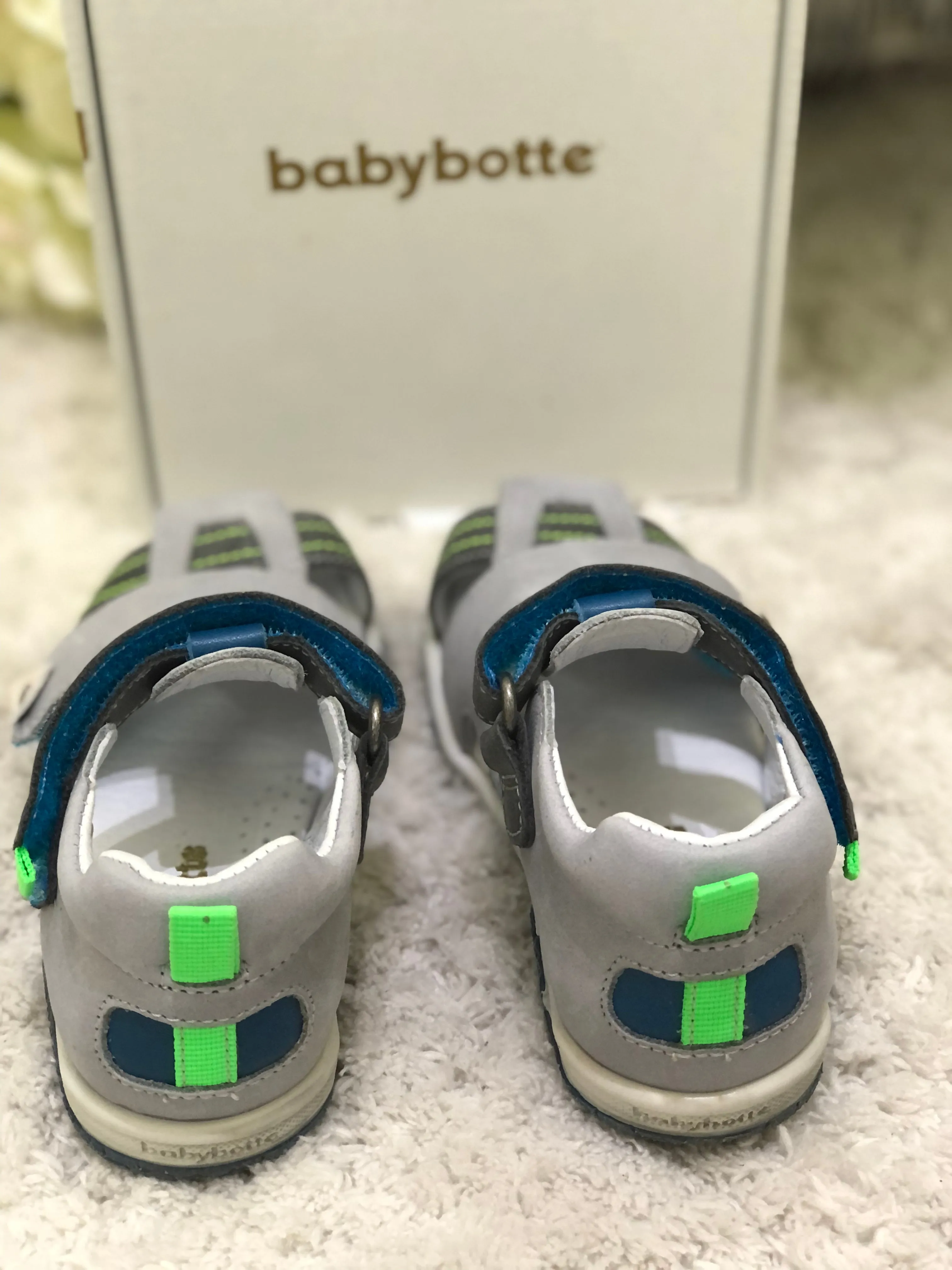 Babybotte French Leather Boys Sandals