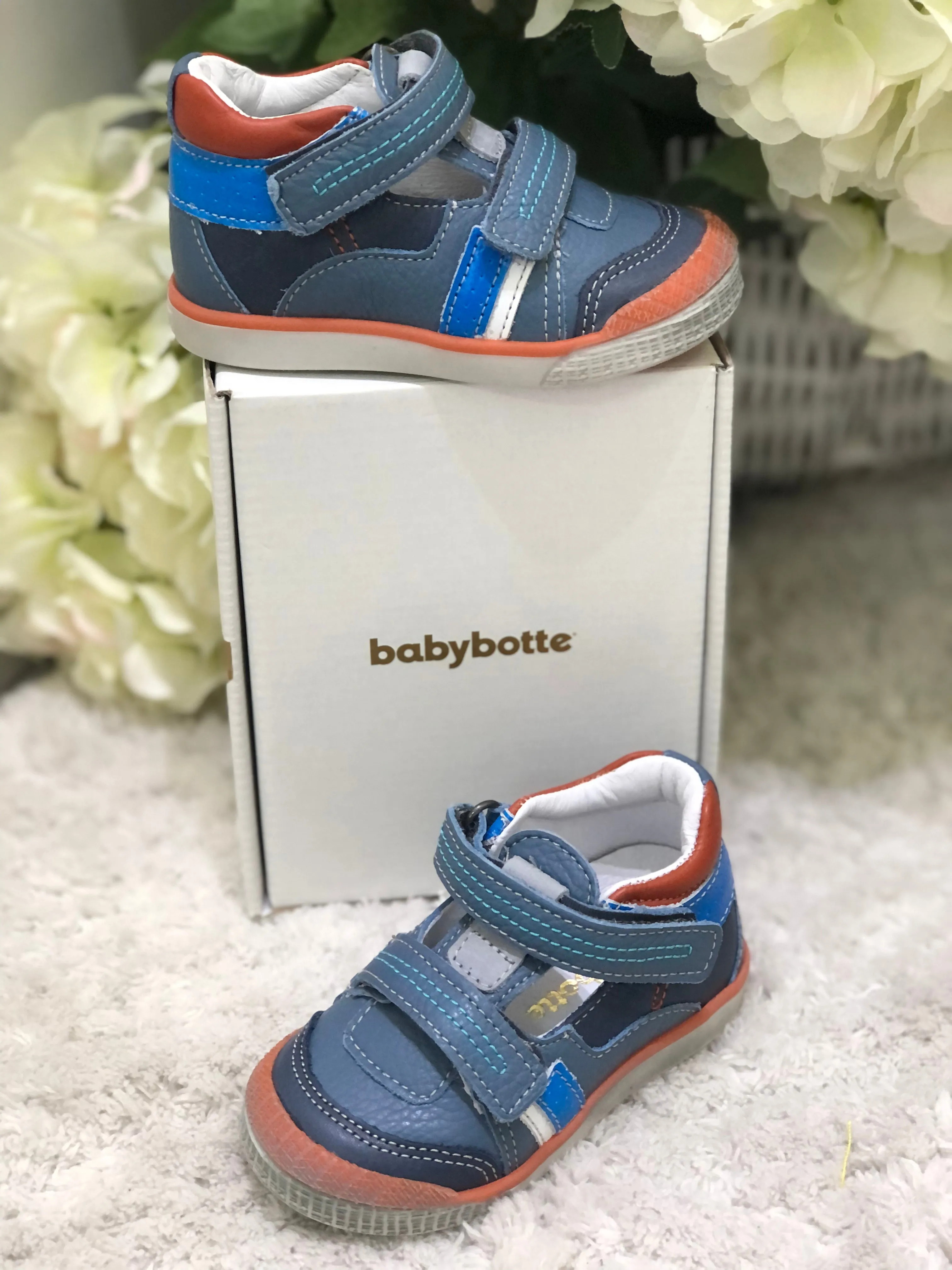 Babybotte French Leather Boys Sandals